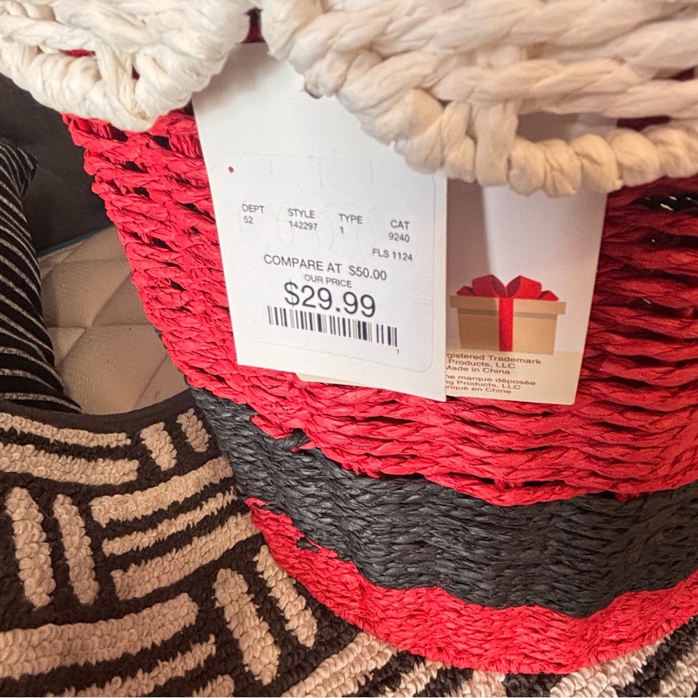 Festive Red Santa Basket Set - Picture 2 of 4